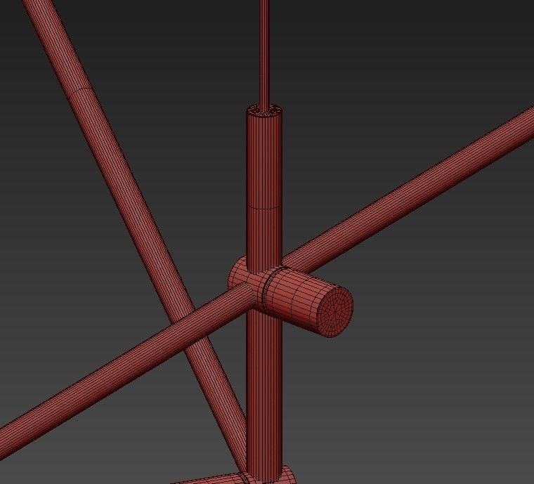 Mobile Chandelier 3D model_1