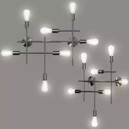 LOFT 1 lamp with two rods