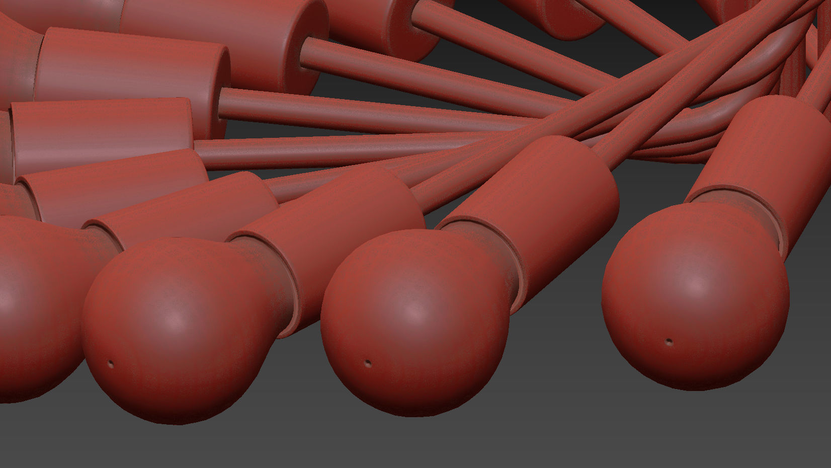 AVA - Modern Nordic Spiral Chandelier 3D model_3