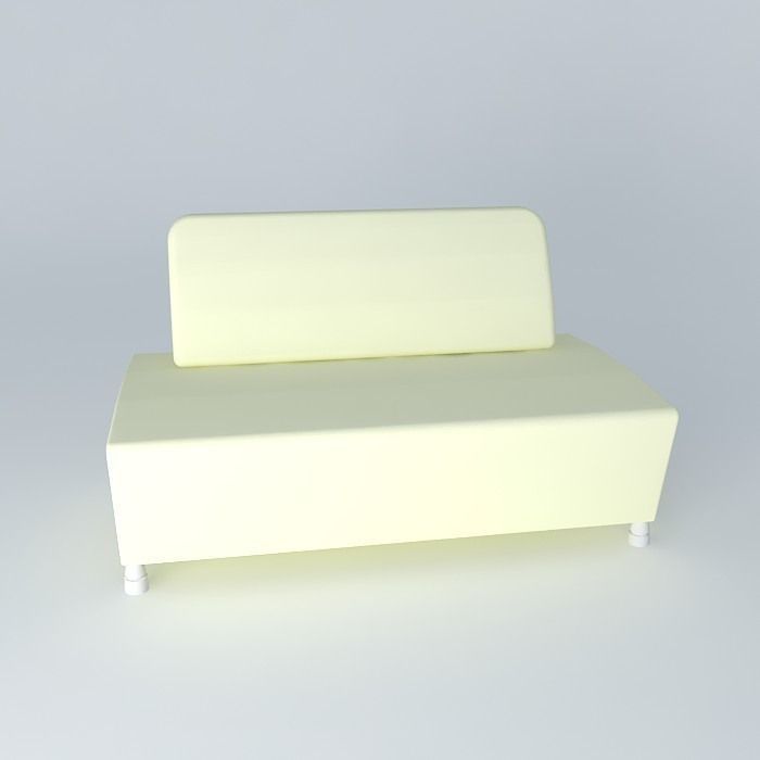 Modern sofa Free 3D model_2
