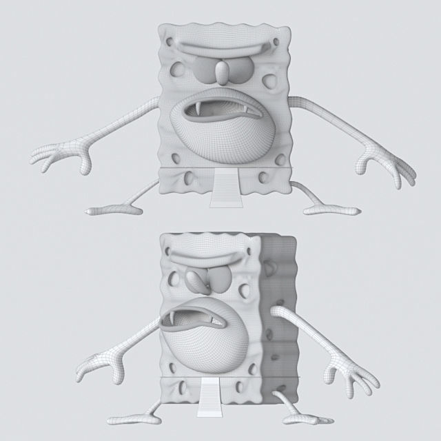 Sponge Bob 3D model_1