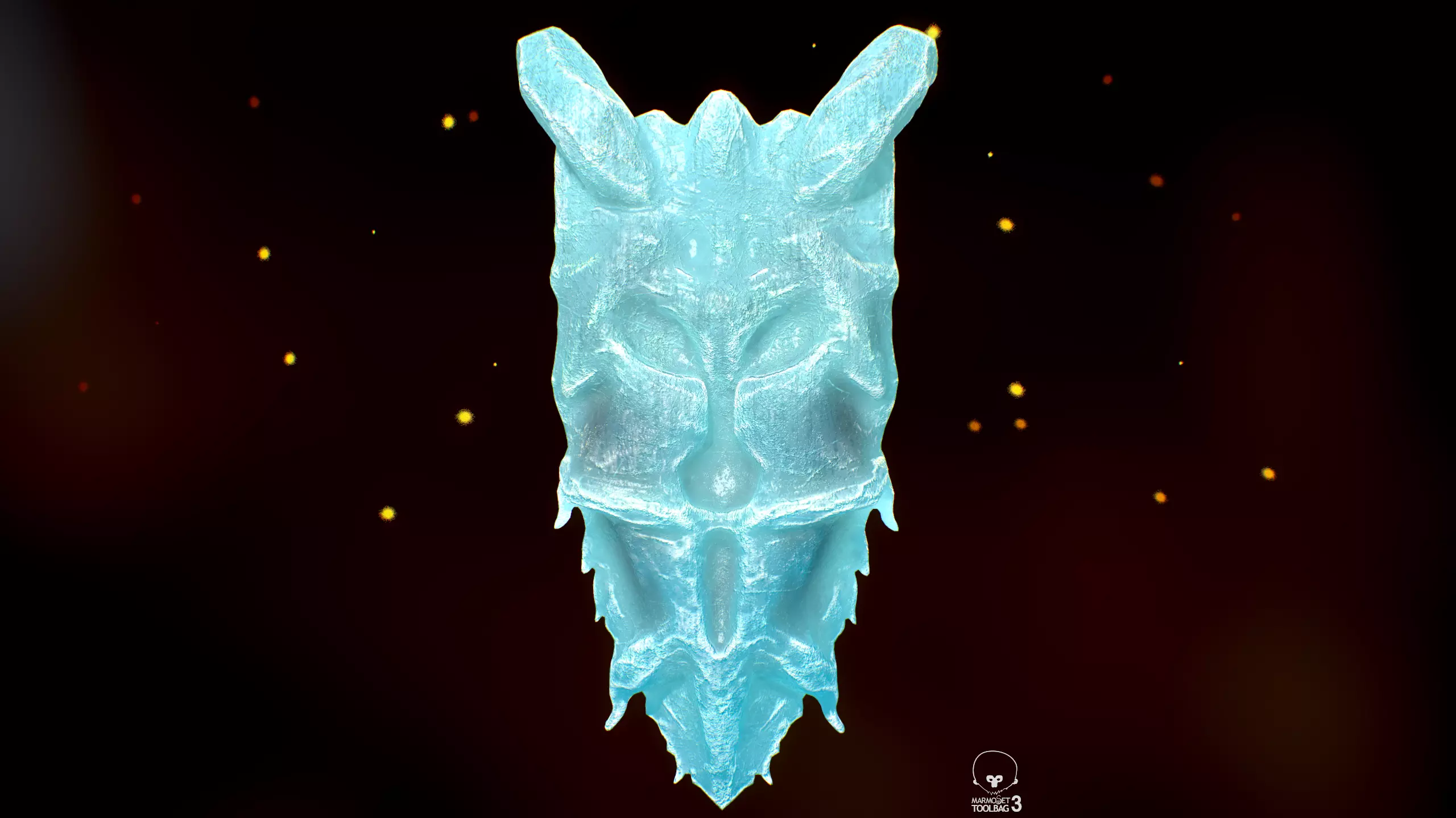 Shield Low-poly 3D model_0