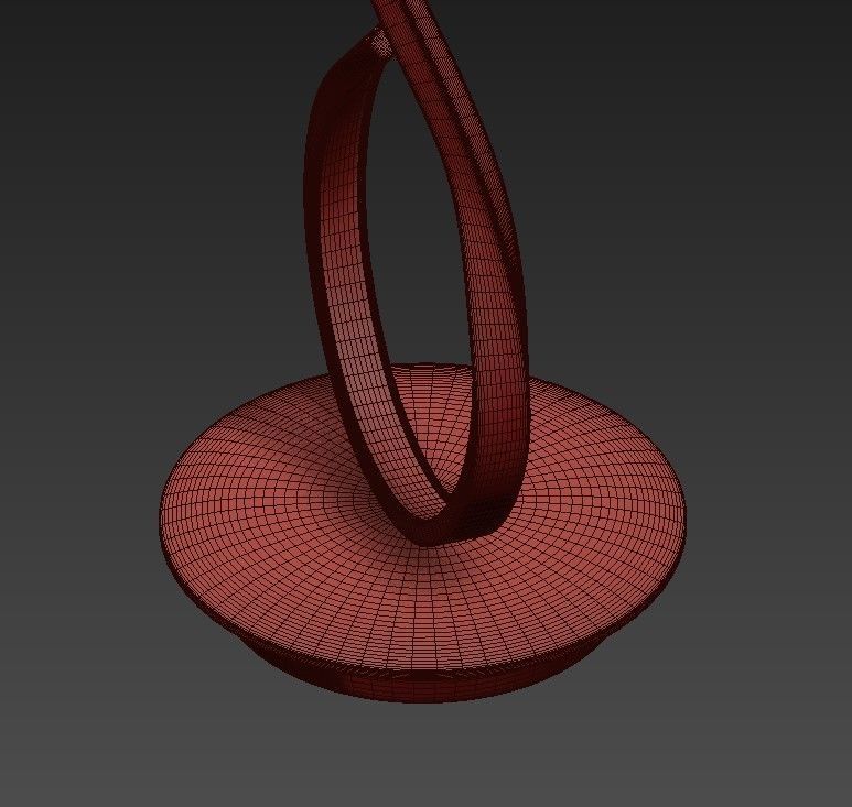 Led Floor Lamp 3D model_4