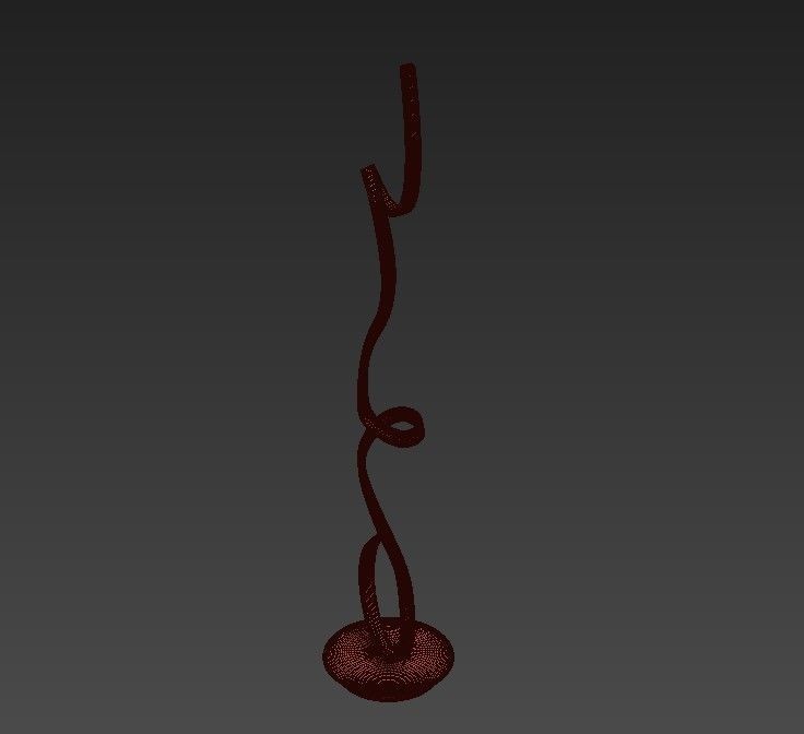 Led Floor Lamp 3D model_3