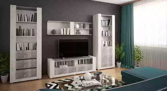 Living Room 1 3d interior 3D model