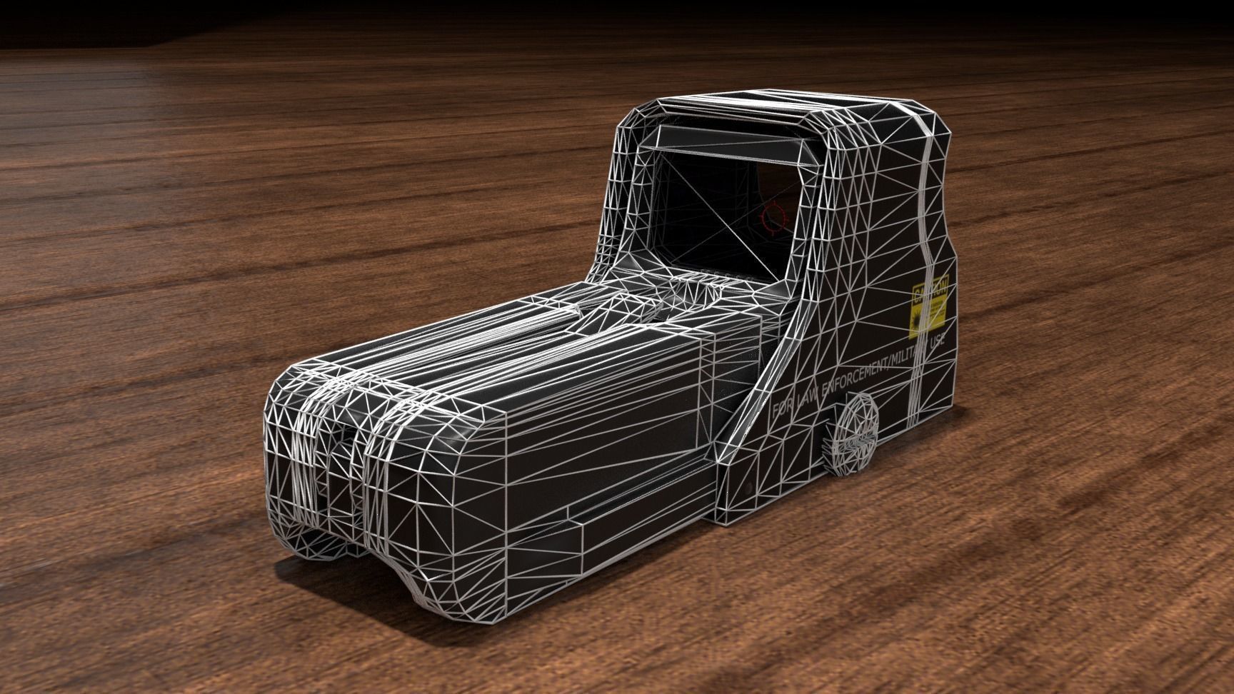 Sight and Scope Package Low-poly 3D model_57