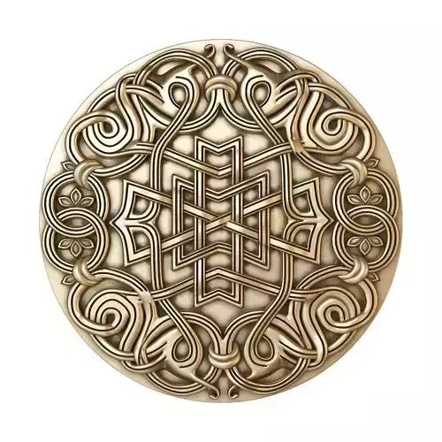 decorative rosette for cnc