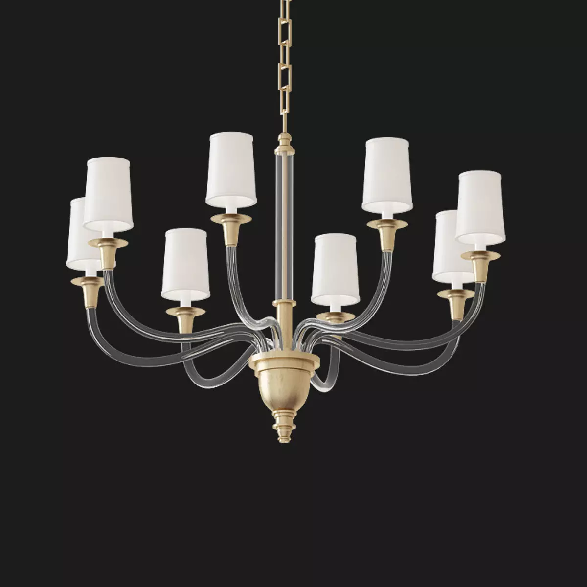 LARGE ONE TIER CHANDELIER 3D model_0