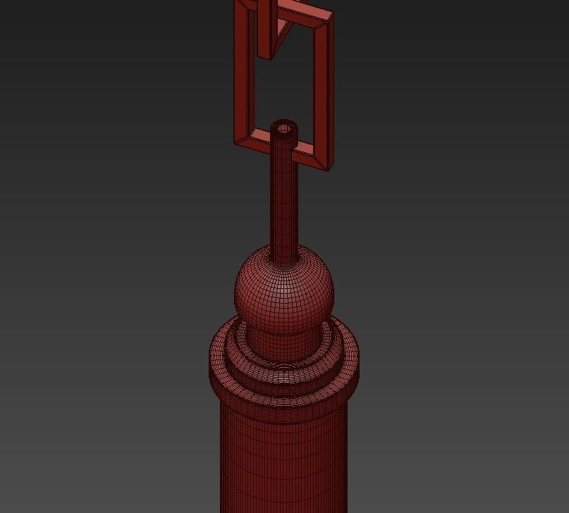 LARGE ONE TIER CHANDELIER 3D model_7