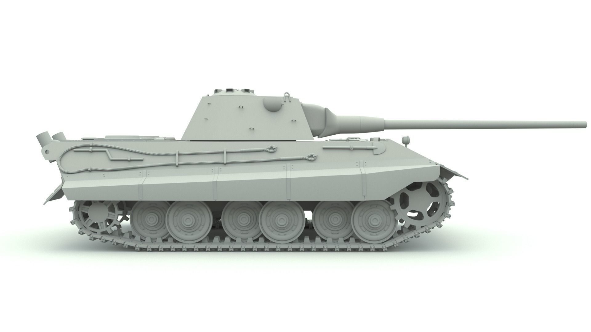 E-50 tank 3D model_3