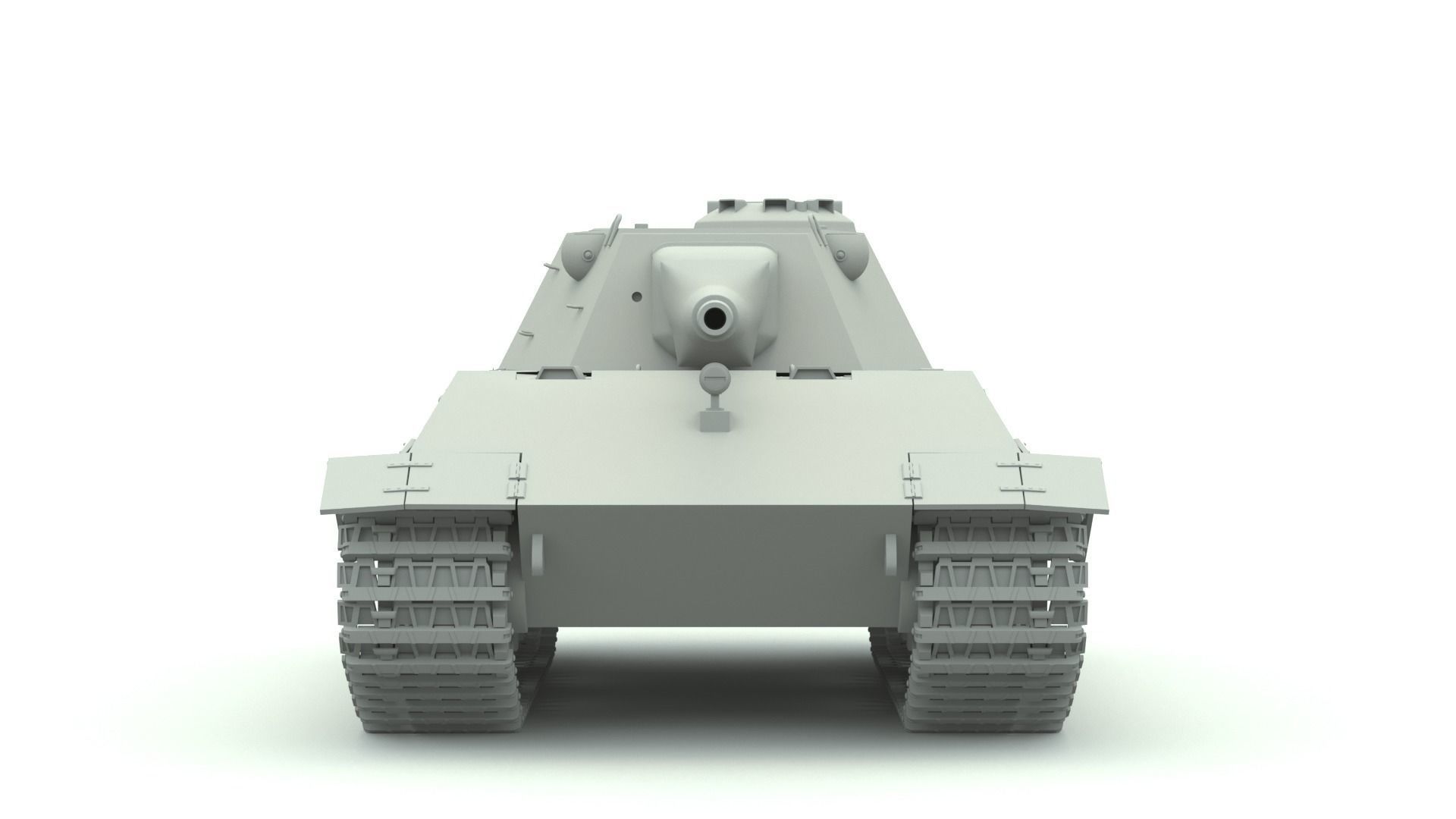 E-50 tank 3D model_1
