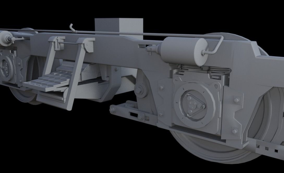 Southern Norfolk Bogie - truck 3D model_2