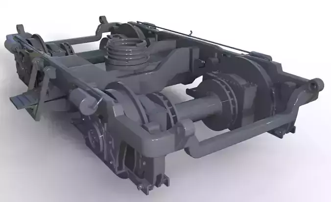 Southern Norfolk Bogie - truck 3D model
