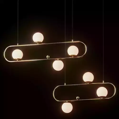 Modern Style 4 Light Linear - Big and Medium