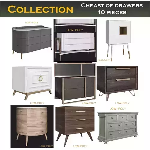 Chest of drawers 3d model