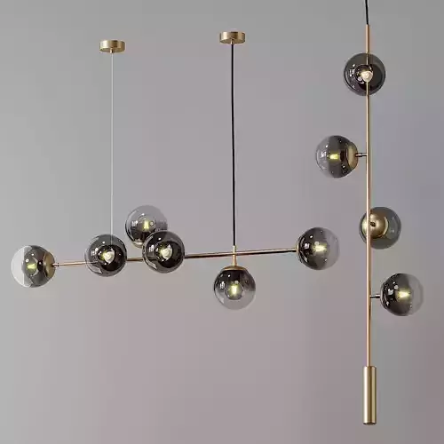 Modern Horizontal and Vertical Lighting 3D model