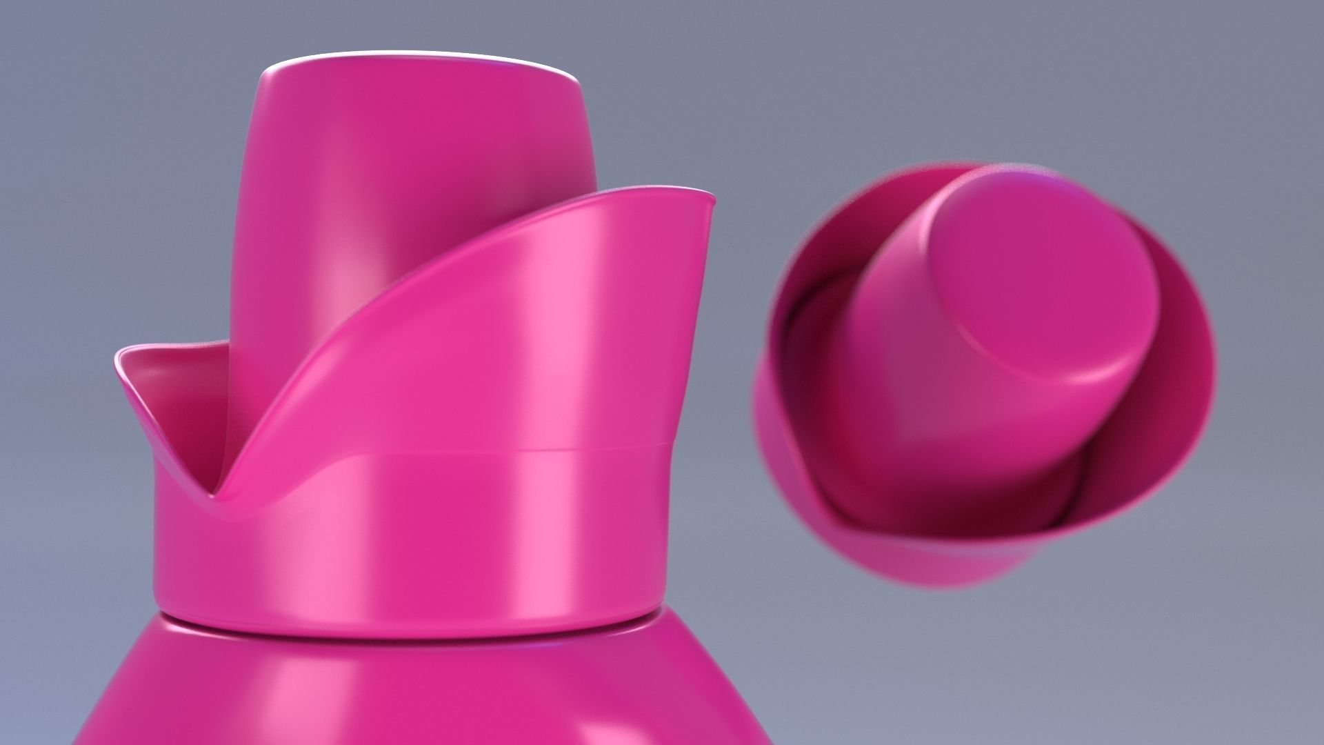 SUAVITEL Softener bottle 3D model_2