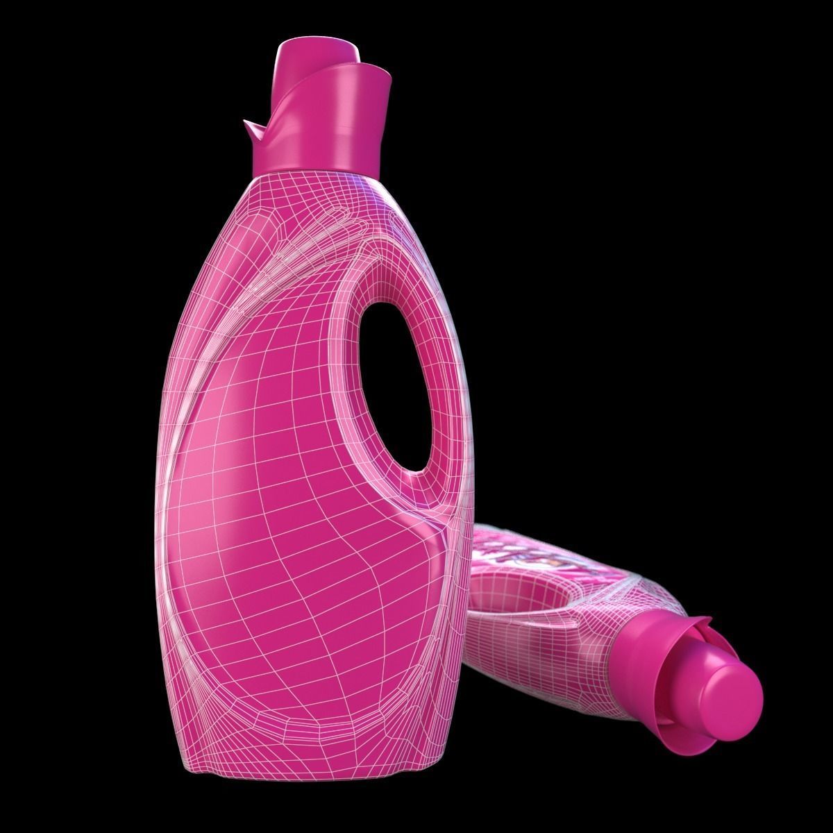 SUAVITEL Softener bottle 3D model_4