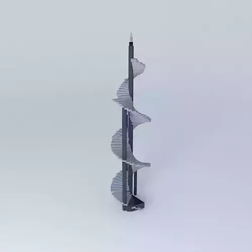 Alpha Helix Tower Free 3D model