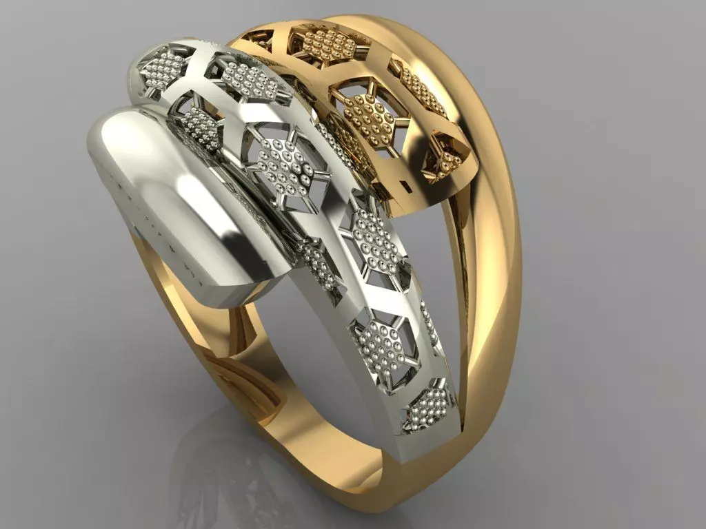 GC GOLD Y0088- Ring 3D print model 3D print model_0