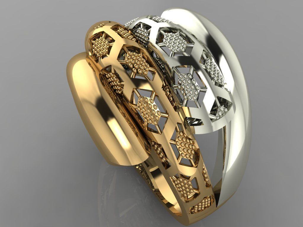 GC GOLD Y0088- Ring 3D print model 3D print model_2