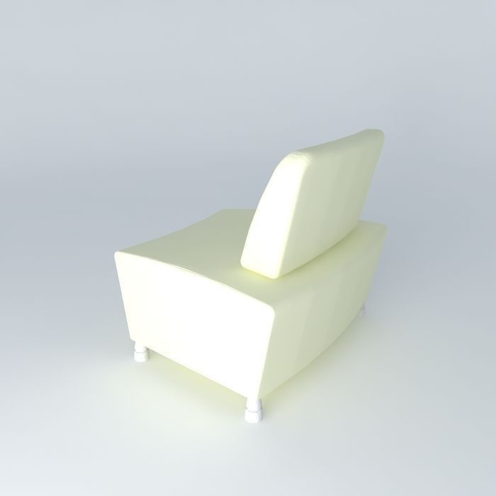 Simple sofa Free 3D model_1