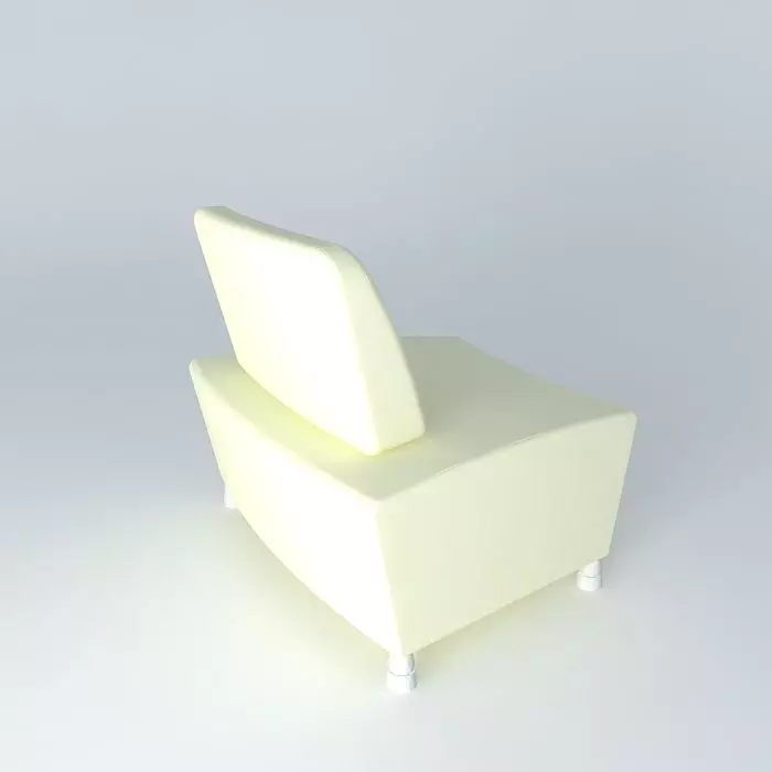 Simple sofa Free 3D model_0