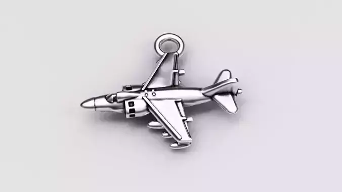 Sea harrier pendant 3D print model
