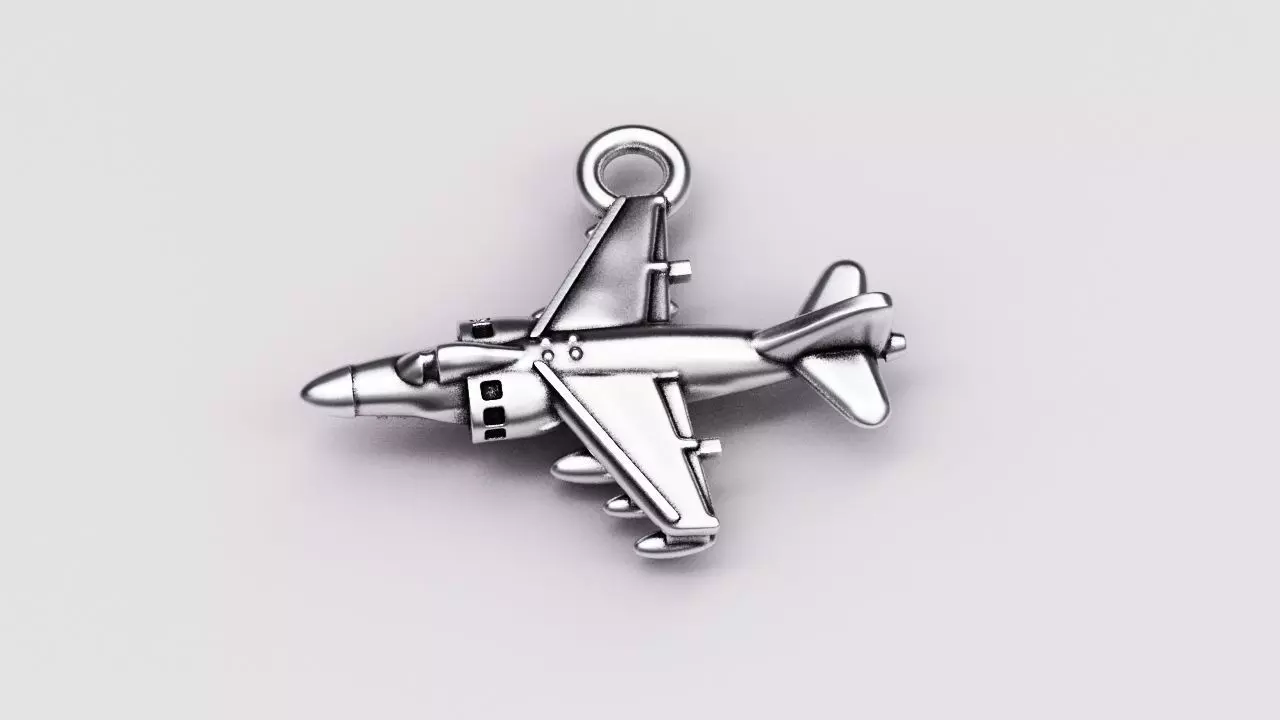 Sea harrier pendant 3D print model