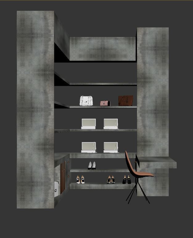 Modern Bedroom 3D model_8