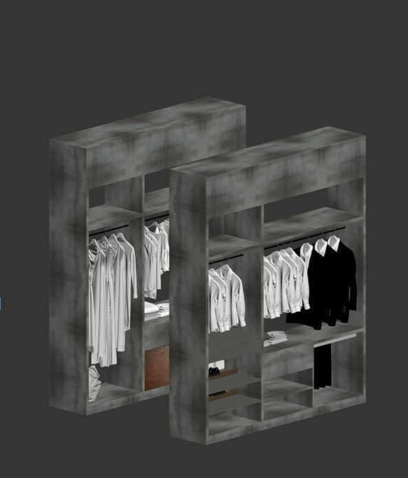 Modern Bedroom 3D model_7