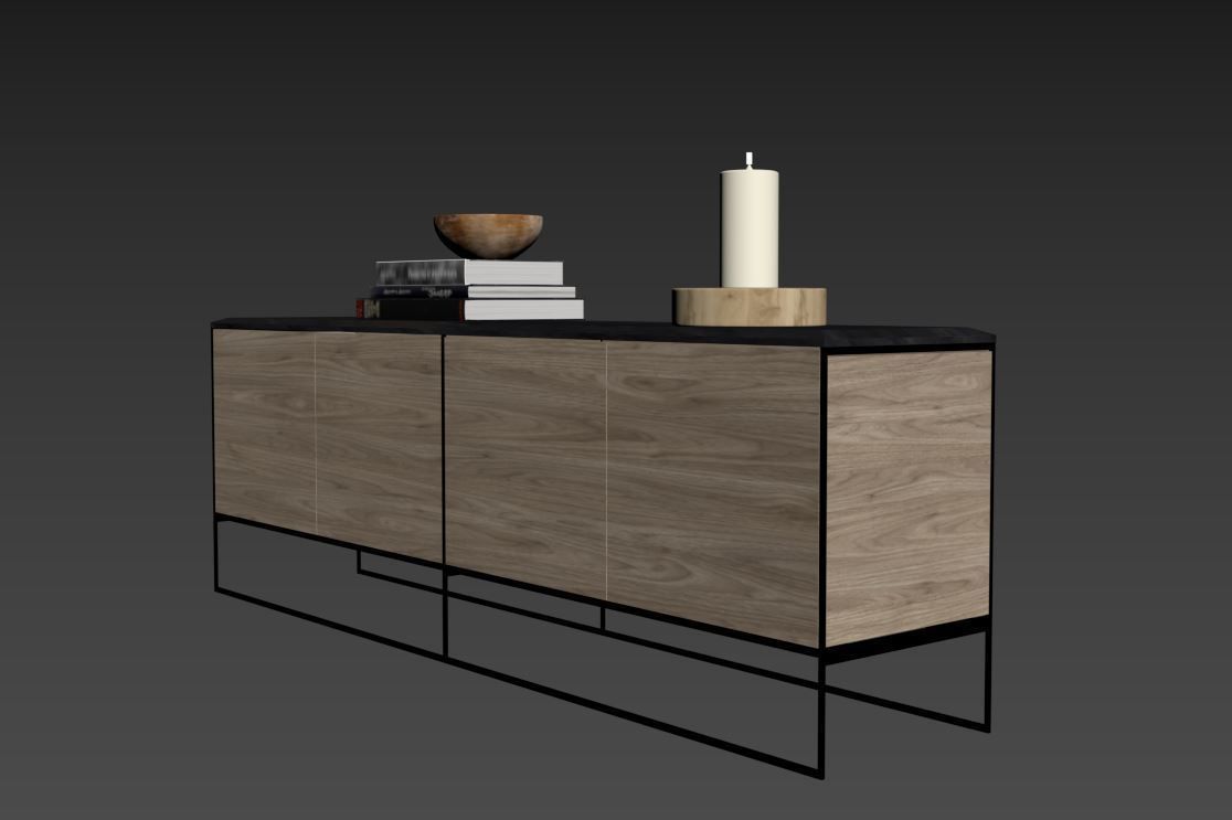 Modern Bedroom 3D model_6