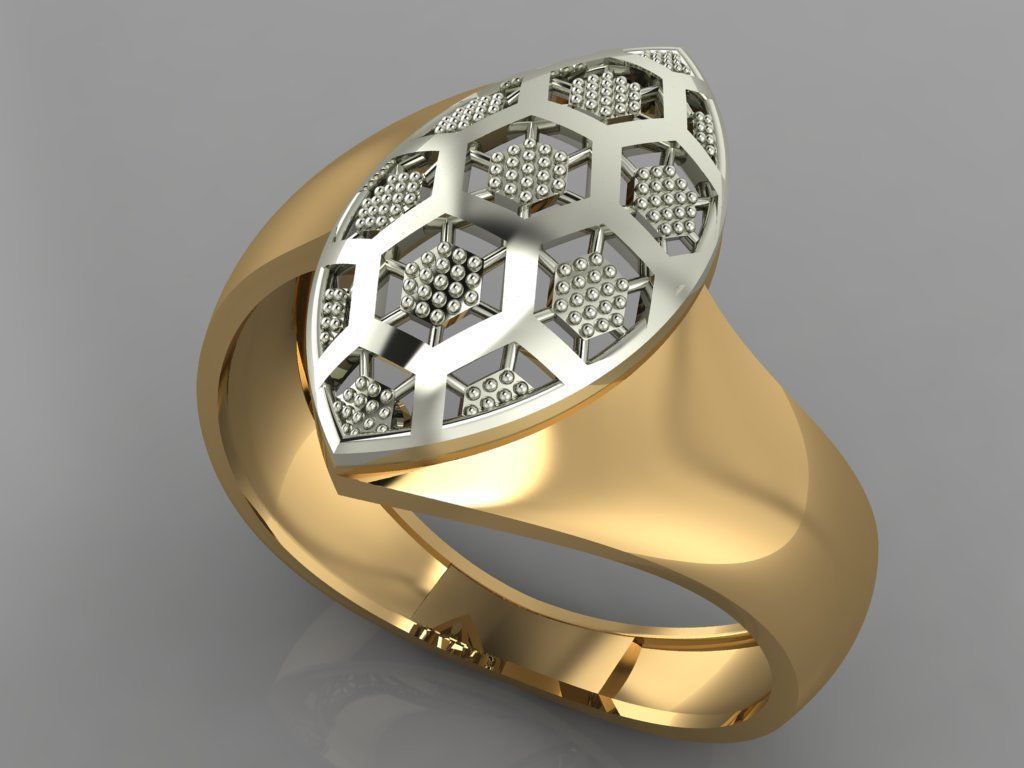 GC GOLD Y0094- Ring  3D print model_2