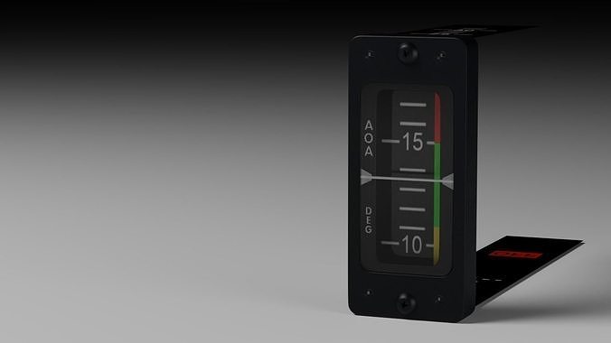 F16 Angle Of Attack Indicator - AOA 3D model