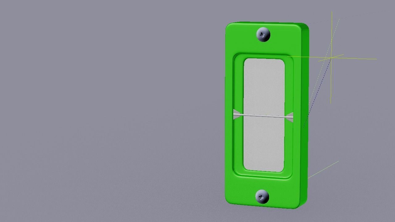F16 Angle Of Attack Indicator - AOA 3D model_5