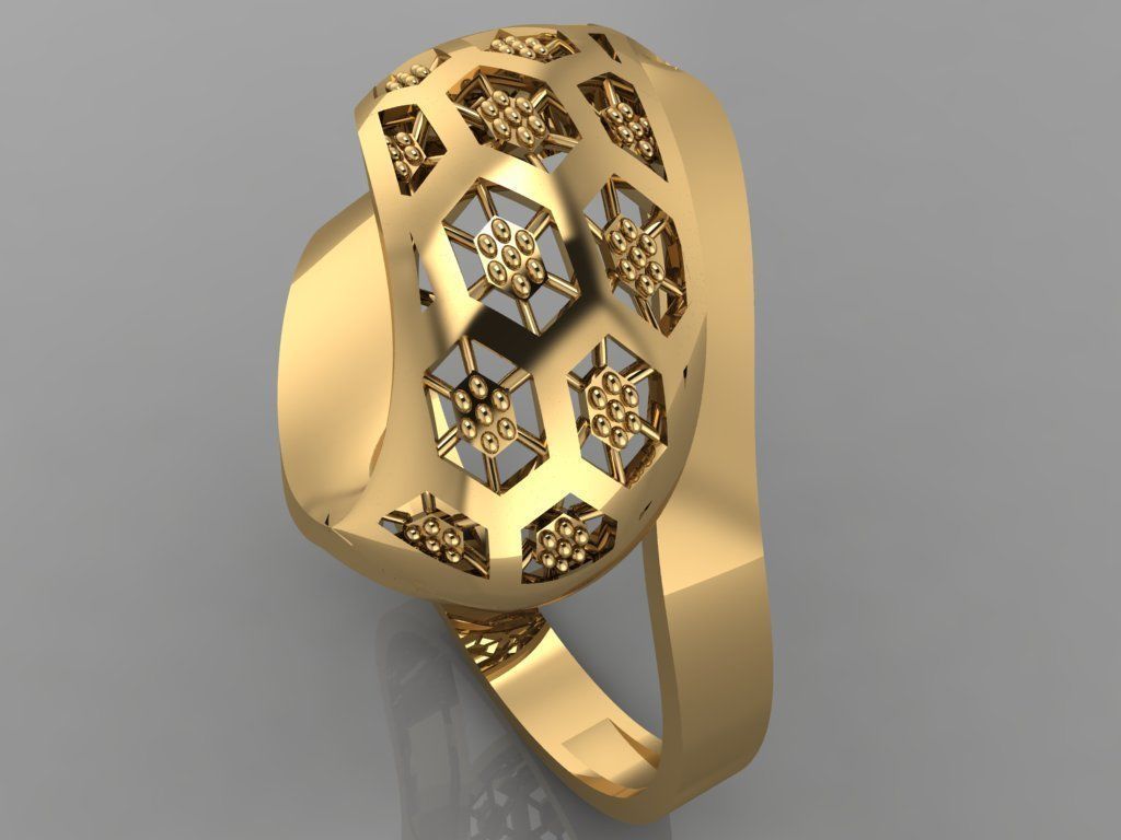 GC GOLD Y0097- Ring 3D print model_1