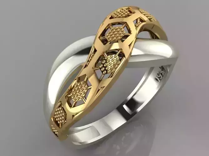 GC GOLD Y0098- Ring 3D print model