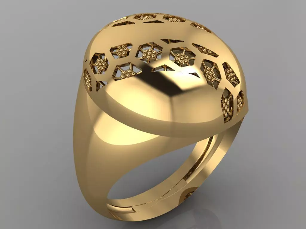 GC GOLD Y101- Ring 3D print model_0