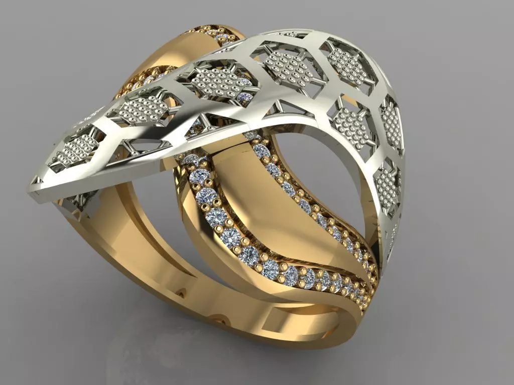 GC GOLD Y102- Ring 3D print model