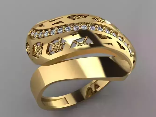 GC GOLD Y103- Diamond Ring 