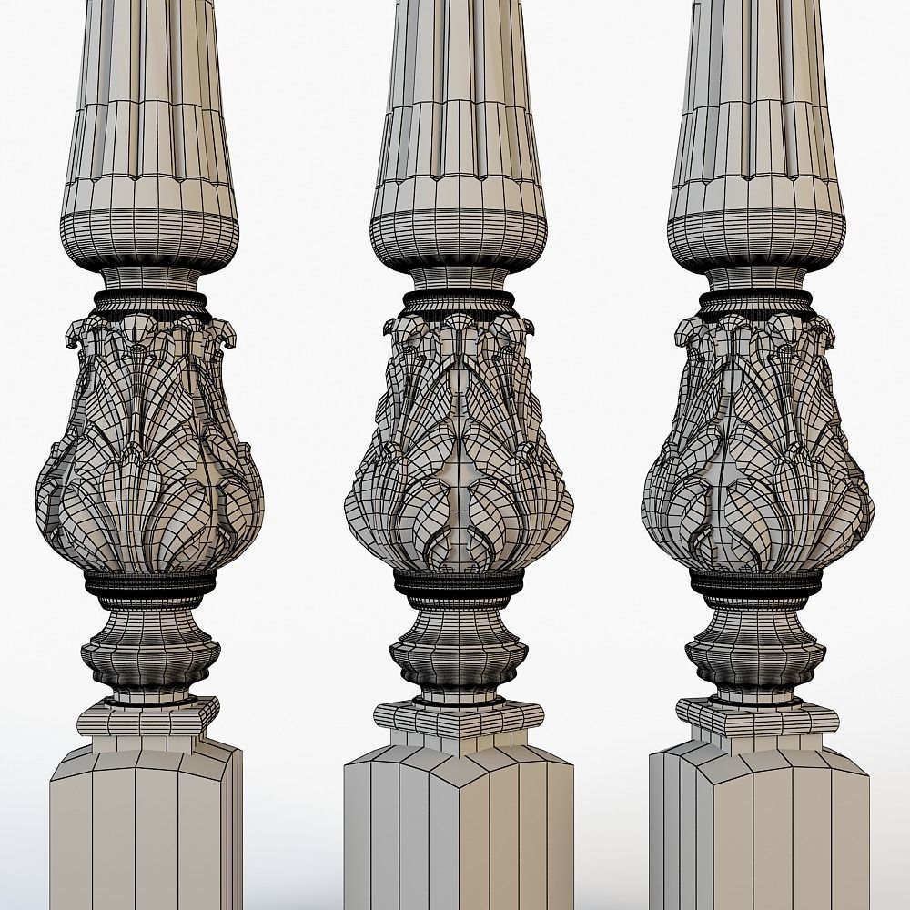 stair column for cnc 3D 3D print model_8