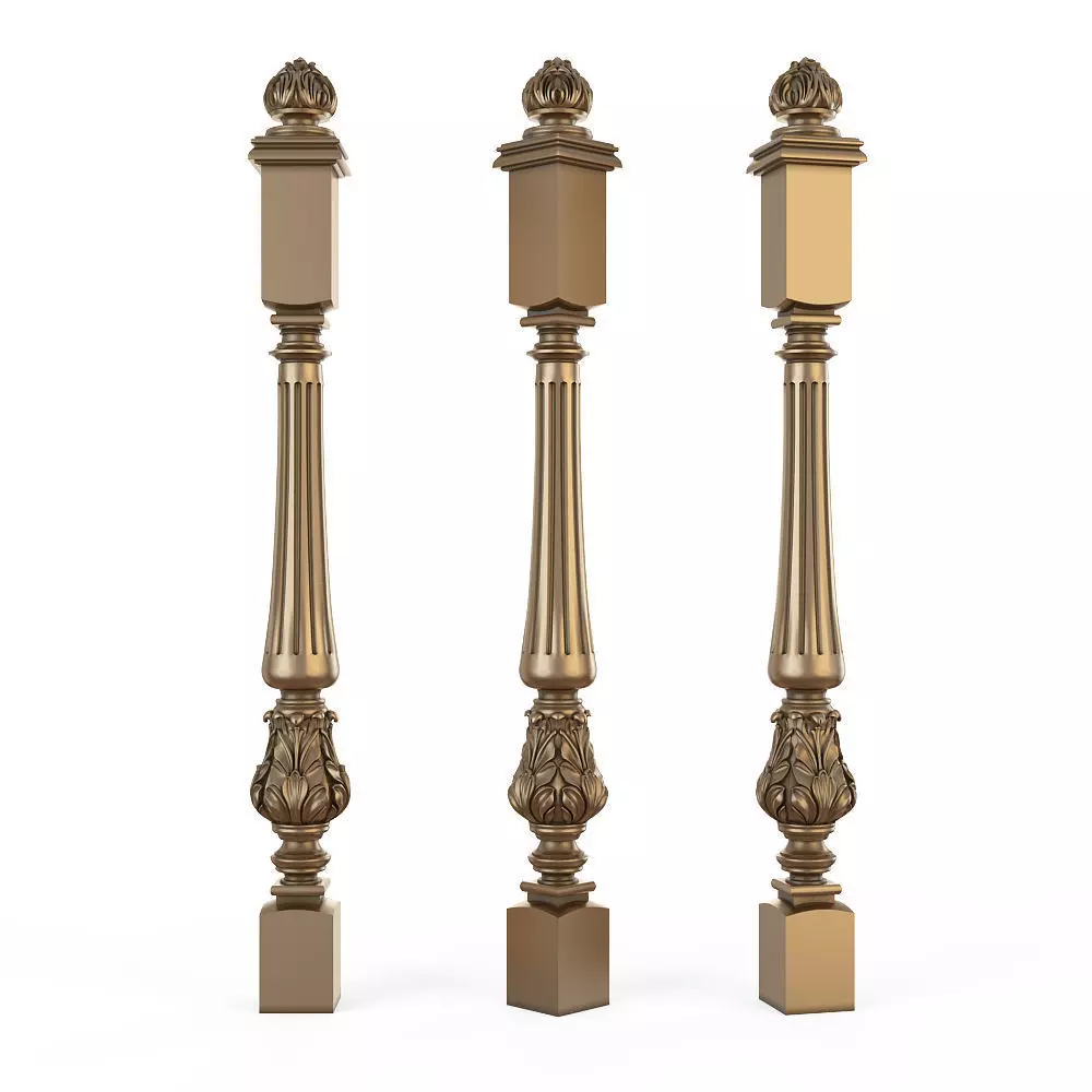 stair column for cnc 3D 3D print model_0