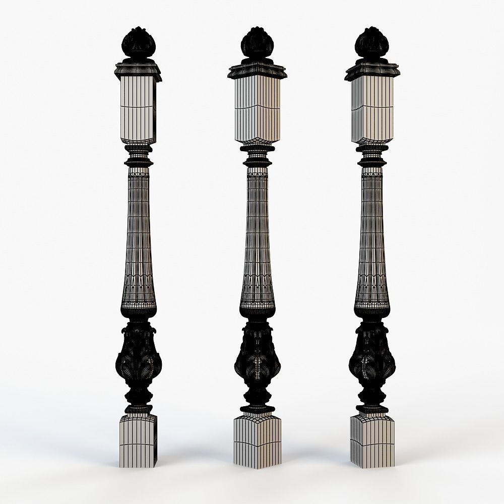 stair column for cnc 3D 3D print model_4