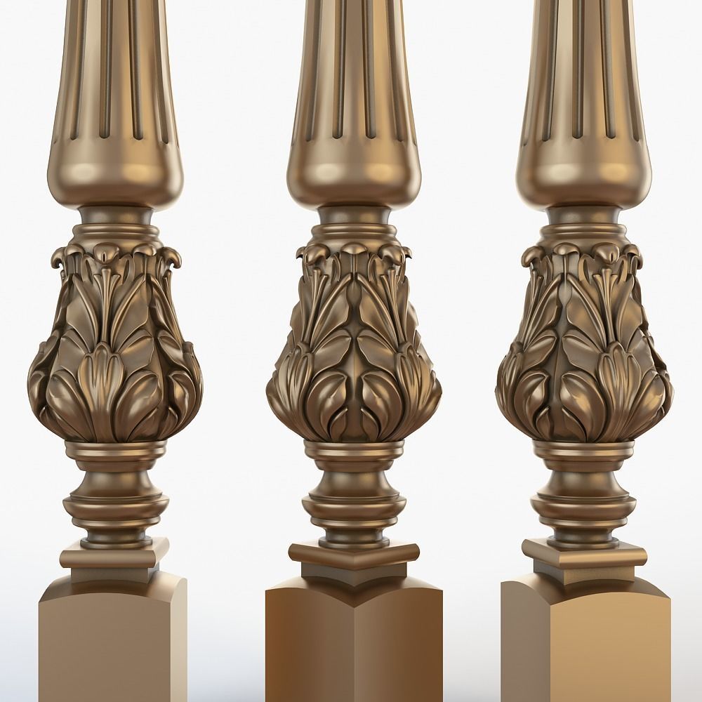 stair column for cnc 3D 3D print model_1