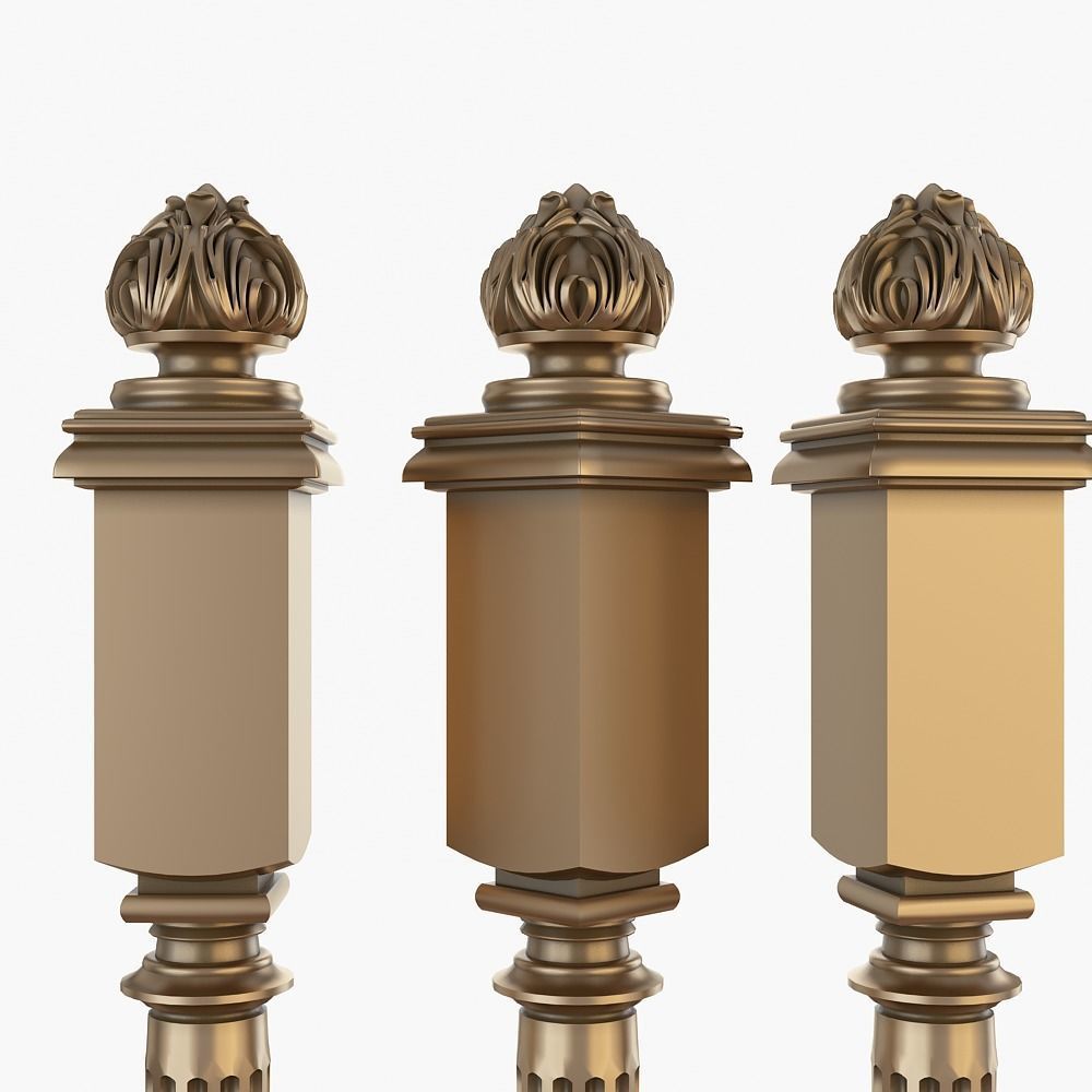 stair column for cnc 3D 3D print model_2