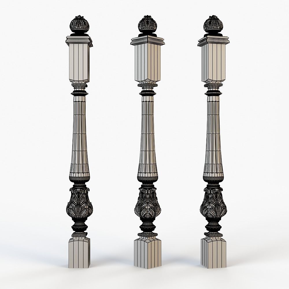 stair column for cnc 3D 3D print model_5