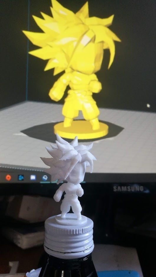 Broly SSJ chibi 3D print model_6