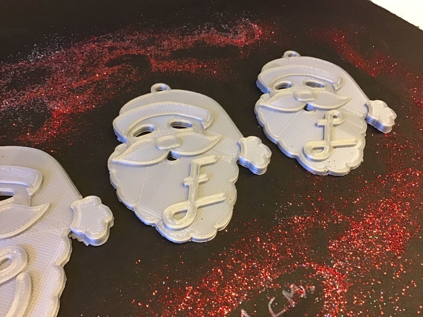 SANTA CLAUS 3D letters stl file 3D print model_3