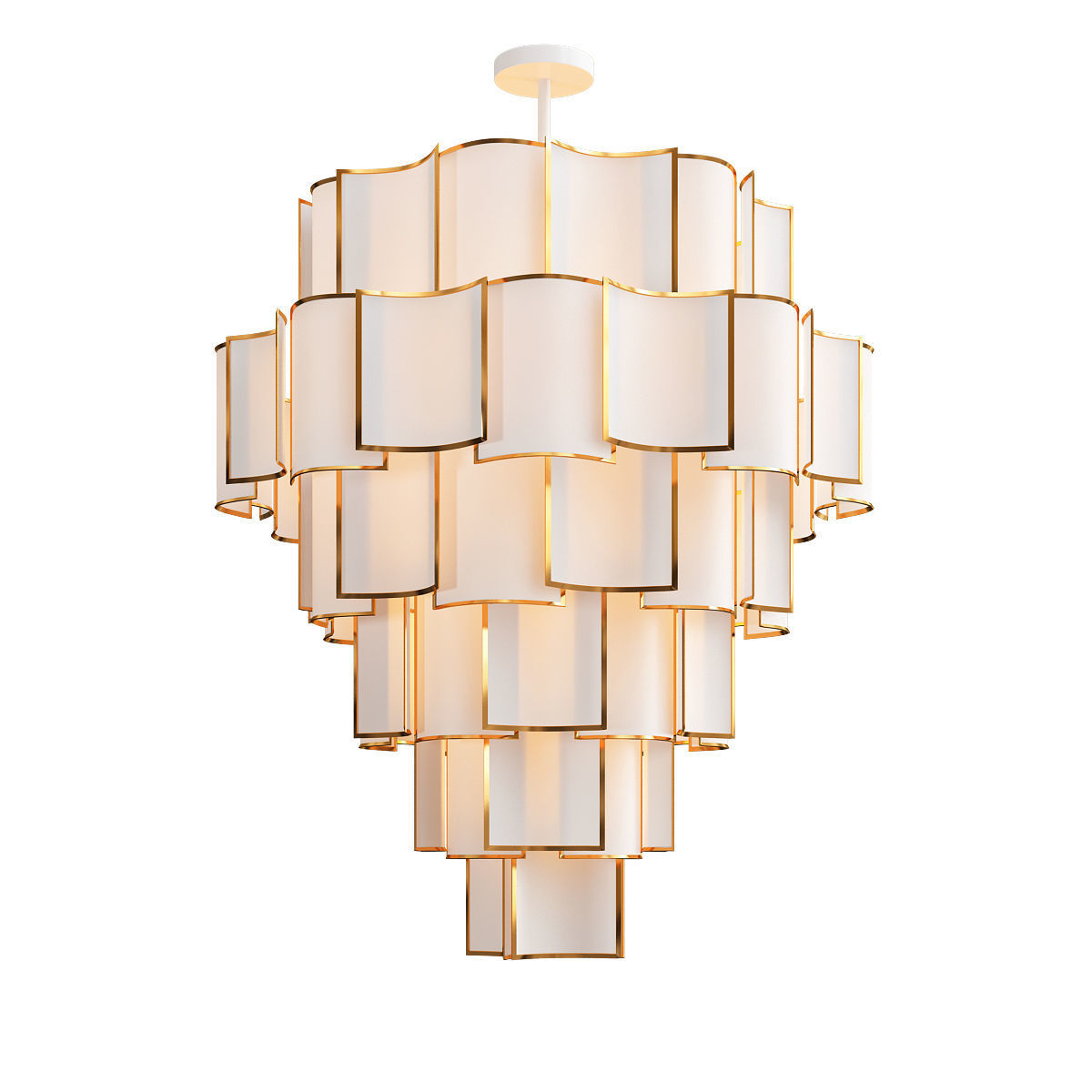 Collection of Modern Chandelier 3D model_4