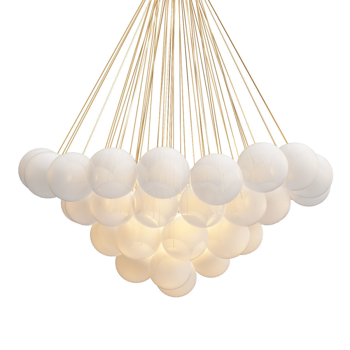 Collection of Modern Chandelier 3D model_2